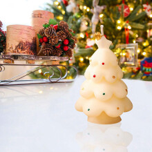 Bougie parfumée sapin de Noël en forme de sapin (1 paquet)