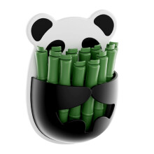Refrigerator Sticker Panda Bag Clip Sealing Clamps Perfect For