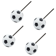 Gobelets en plastique décorés de Football, haute capacité 450ml,