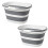 Two 16 Liter Efficient Flexible Containers-16 liters gray 1