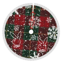 Christmas Tree Skirt 36 Inch Rustic Holiday Decor
