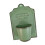 Wall Mounted Iron Planter Bucket Adjustable Shelf For-Green 1