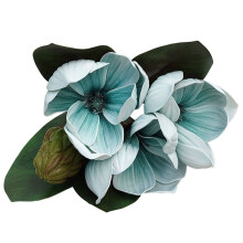Composition florale artificielle de magnolia pour mariage