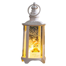 Guirlande lumineuse de Noël rétro à vent, portable et à suspendre à un bureau.
