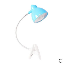 Clip-on LED Reading Light Flexible Desk Lamp with Clamp