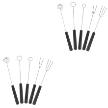 Stainless Steel Barbecue Forks for Chocolate Dipping, 10 PCS