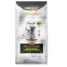 BIOFEED Euphoria Alimento secco per cani di taglia media e grande con tacchino e agnello, 12 kg