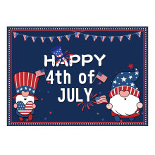 Independence Day garage door banner 7 x 16 feet