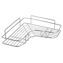 Étagère d'angle de salle de bain en acier inoxydable (1 pièce)
