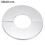 Cache-robinet décoratif en acier inoxydable 140 x 61 mm 1