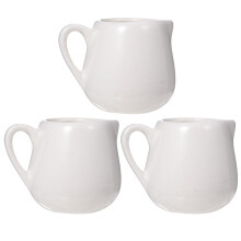 Ensemble de 3 mini-pots à crème en céramique