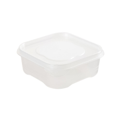 Refrigerator Storage Box with Lid 350/650 mL Transparent