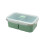 Siliconen Lunchbox 1/2/3/4/6 Compartimenten Soep Vriezer-Groen 2 1