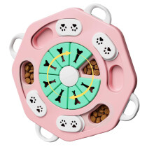 Interactively Dog Puzzle Toy Treat Dispensing Slow Feeders with