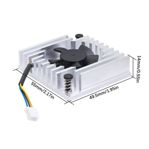 Advanced Temperature Control Fan For Banana Pi Circuit Board 1