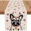 Heart-shaped table runner for fireplace or table, 1 piece 4