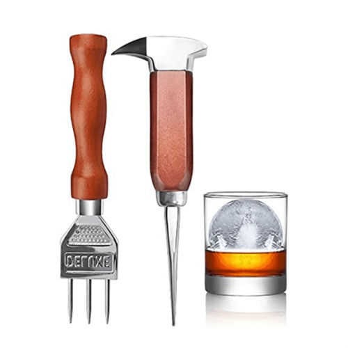 Ice Pick Set with Wood Handle 2PCS 2