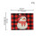 Linen Christmas tablecloth home decor 1 piece 2