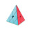 Speed Cube Pyramid,3x3x3 Stickerless Frosted Triangle Puzzle Magic Cube 1