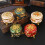 Decorative Round Accessory Organizers Featuring-golden white 5