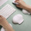 Repose-poignet en Silicone pour souris, coque-Blanc 3