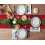 Julebordløper rød bomullslin 307 cm 2