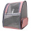 Rosa Tier-Transport-Rucksack 43  30,5 cm leicht 15