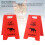 6er-Pack Katzen-Vomit-Schild - Plastik, Rot, 10,3 x 7 cm 4