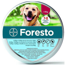 Collar Bayer Foresto para gatos y perros de más de 8 kg