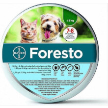 Collar Bayer Foresto para gatos y perros de menos de 8 kg.