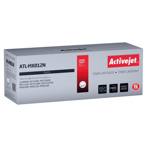 Tóner Activejet para Lexmark 62D2000 nuevo ATL-MX812N