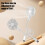 7 Blade Portable USB Table Fan With Flexible Stand Speed 6