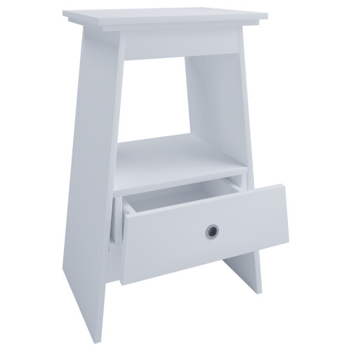 (Matt, Modern/Contemporary) Wooden side table bedside table Spidali 1