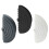 Durability Soft Silicone Bathtubs Plug Hair-white and black 2