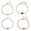 Adjustable Square Zircon Bracelet Stainless-JDB0304015 BL S 2