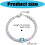 Adjustable Square Zircon Bracelet Stainless-JDB0304015 BL S 4