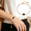 Adjustable Square Zircon Bracelet Stainless-JDB0304015 BL S 6