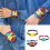 Tiernasen-Armband, handgefertigter-Rot 3