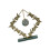 Creative Elegant Small Hanging Crystal Sphere With Metal-A 1