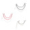 Statement-Hip-Hop-Schmuck mit beweglichen Kristallperlenketten-B 3