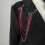 Statement-Hip-Hop-Schmuck mit beweglichen Kristallperlenketten-B 6