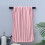 Coral Fleece Striped Towel Soft Quick-Drying 1 Pack 1