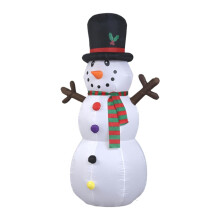 Illuminated Inflatable Snowman Outdoor Decoration