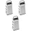 Râpe à ail quatre faces en acier inoxydable, lot de 3 1
