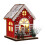 Jule liten huspynt PVC mikrodekorasjon 1