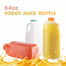 Bouteilles de jus en plastique vides de 64 oz avec bouchons inviolables