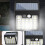 Faro solare da esterno a LED IP65 con sensore di movimento 1