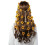 Sunflower tassel braided beaded boho headband silver 1
