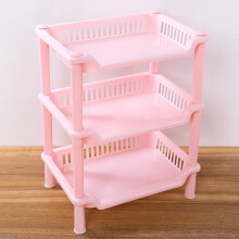 Étagère d'angle Yakbaofuo à 3 niveaux en plastique