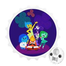 Magnetic Bottle Opener Fridge Magnet – 3.1" Round